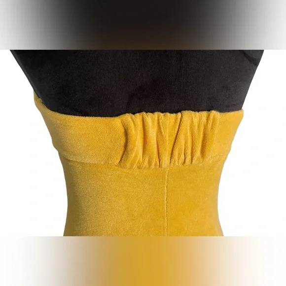 ❌SOLD❌Zimmermann Jeannie Terry Strapless Mustard Cotton-Blend Midi Dress Size XS - Picture 12 of 16